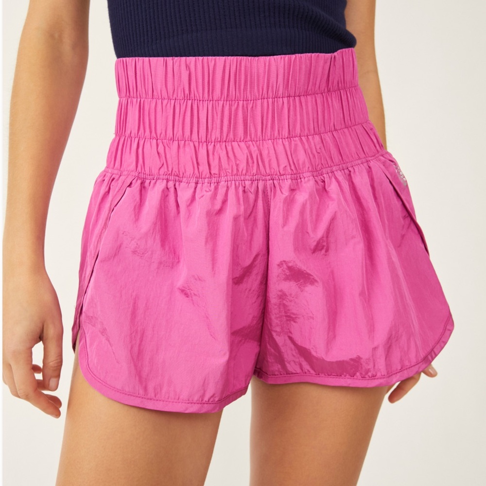 FP Movement by Free People High Waist Fuchsia Shorts